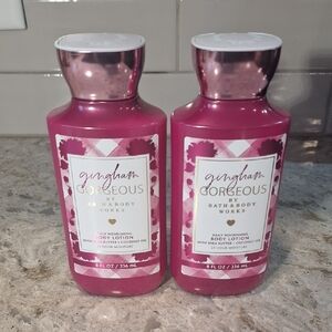 Gingham Gorgeous by Bath & Body Works Lotion x2